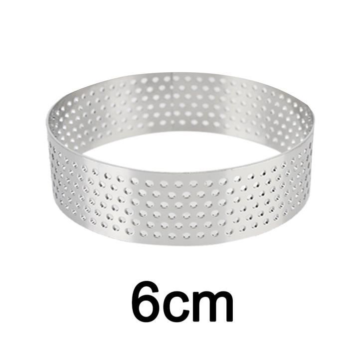 Anneau de tarte en acier inoxydable 6 8 10 CM coupe cercle de pâtisserie moule à tarte à tartelettes objet decoratif XXH1137