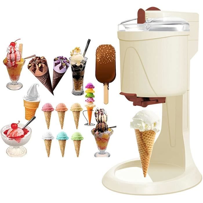 SORBETIERE - MACHINE A GLACE Machine à Glace Sorbetière Électrique 1L Machine à Glaçons Port83