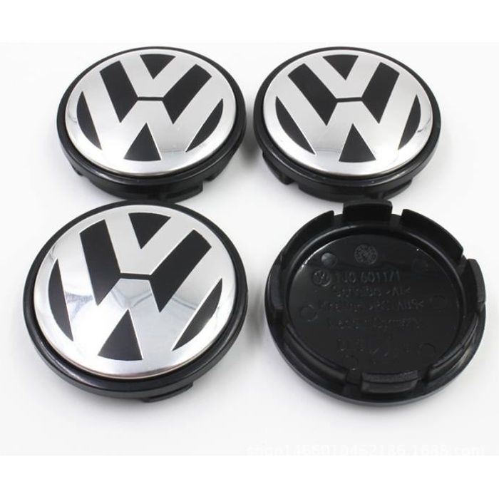 4 x Centres de Roue Caches Moyeux Volkswagen 56mm 1J0601171