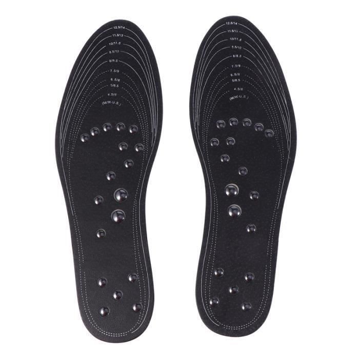 1 paire de semelles magnétiques aimants découpables portable semelle de massage coussin de chaussures APPAREIL DE MASSAGE MANUEL