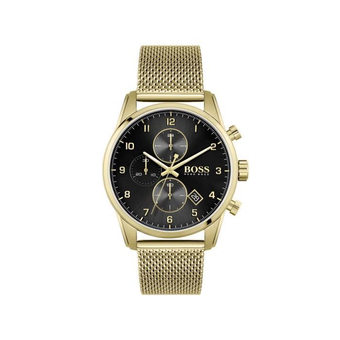 Montre Homme HUGO BOSS BLACK SPORT LUX en Acier Jaune