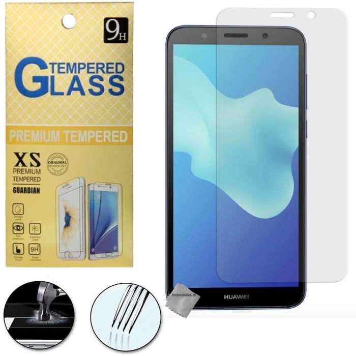 Film de protection vitre verre trempe transparent pour Huawei Y5 (2018)