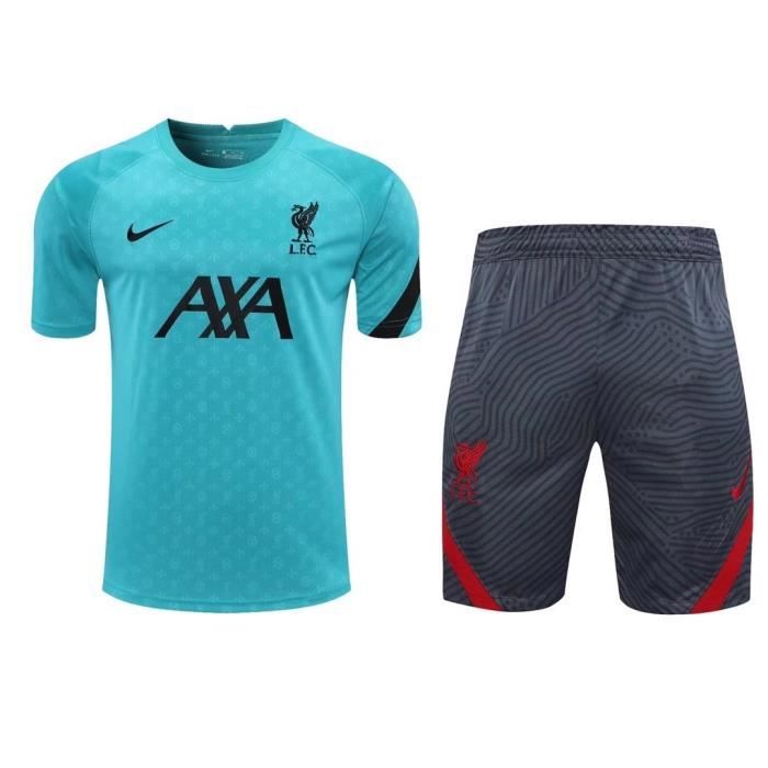 Maillot Liverpool Football Training Hauts + Short Adulte Kit 20/21.