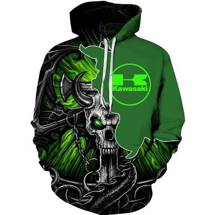 Sweat-shirt Cosplay,2020 nouveau Kawasaki équipement lourd chat à capuche 3d impression fermeture éclair sweat Harajuku automne fem
