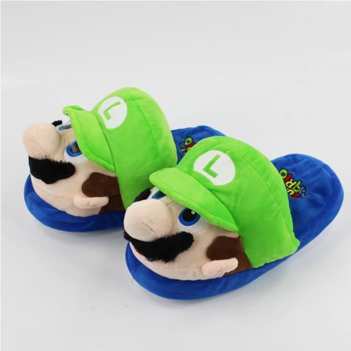 Pantoufle-Chausson LUIGI Officiel SUPER MARIO