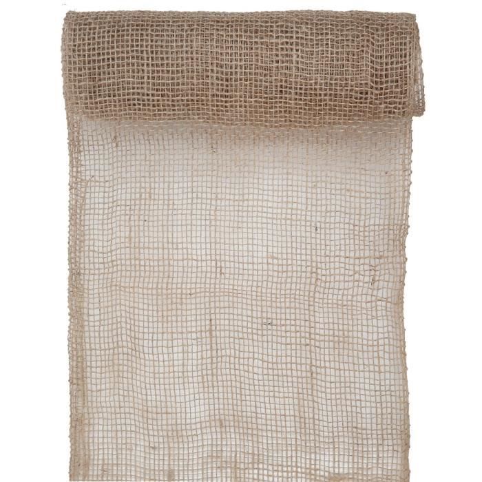 SANTEX Chemin de table en jute