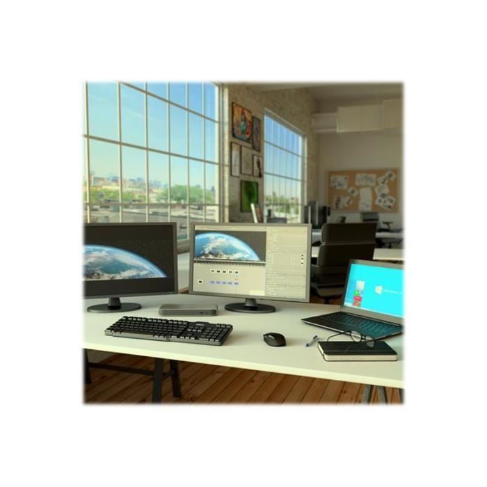 STARTECH.COM Station d'accueil Thunderbolt 3 double 4K - Pour ordinateur portable - Windows et Mac