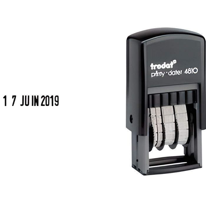 Trodat tampon dateur français printy-Dater 4810