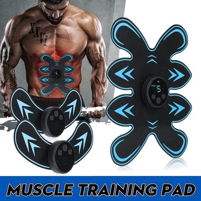 Kit Appareil de Musculation Abdominaux Bras Cuisses Ceinture Pad Appareil de Fitness Ba68467