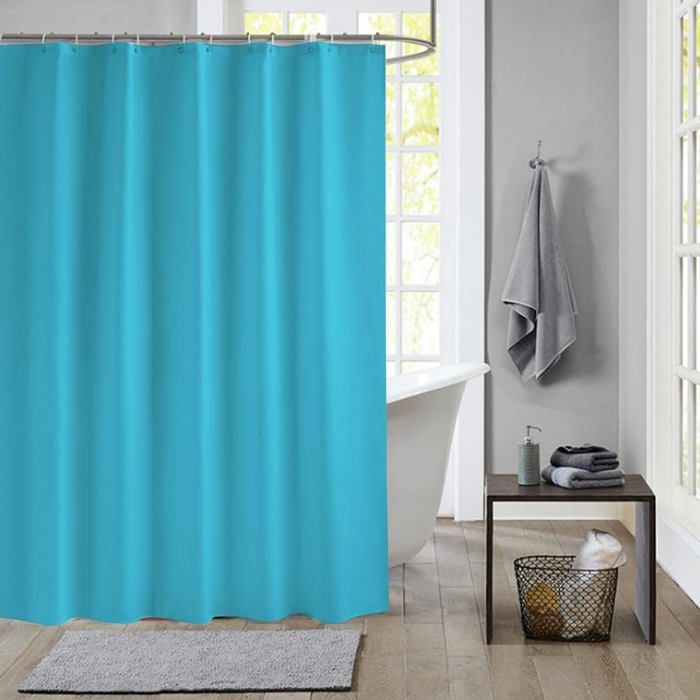 Rideau De Douche Imperméable En Lin Épais Rideau De Bain De Luxe Pour Baignoire De Salle De Bain Avec Crochets En Métal Du 13,15 € | DHgate