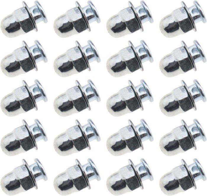 Lot De 2 Boulons D'ancrage Pour Câble De Frein Vélo 6 Mm Argent PRO+