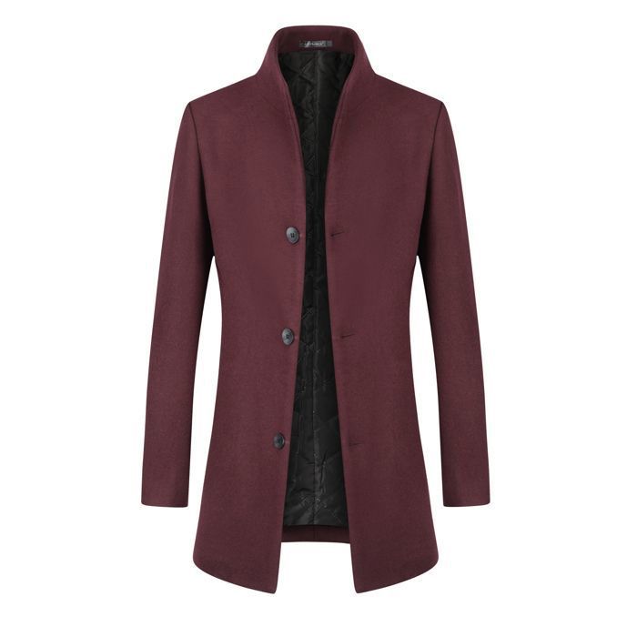 Trench Coat Manteau Col Montant Homme Allthemen Manteau