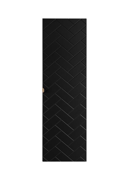 Meuble colonne suspendu de salle de bain MADIS NOIR 35 X 136 cm G Meuble colonne suspendu de salle de bain MADIS NOIR 35 X 136 cm G