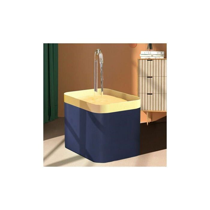 Meilleurs prix pour Fontaine à eau pour chat – USB filtrante silencieuse bol 15L bleu foncé 250g