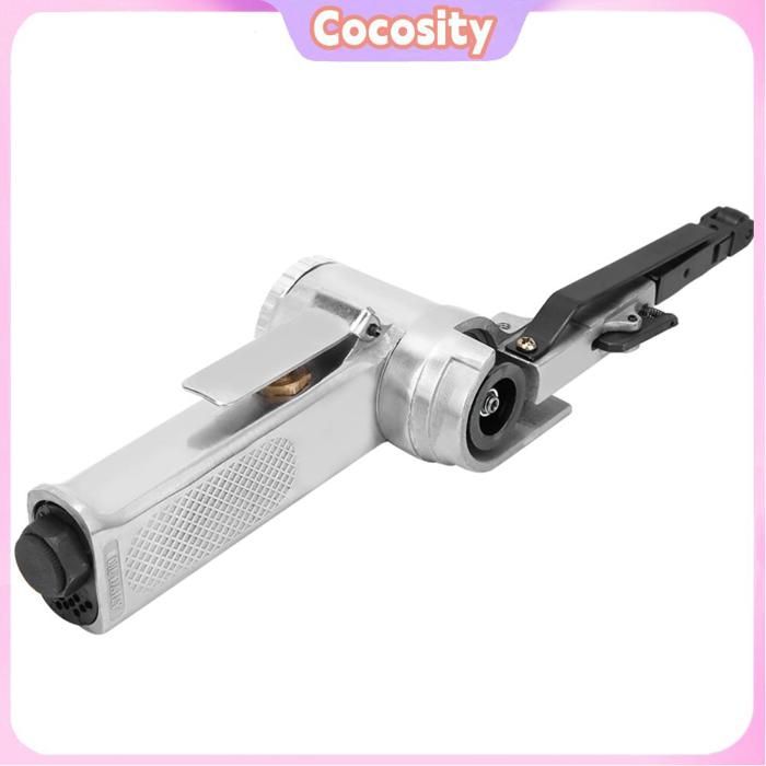 Ponceuse à Bande Pneumatique 10mm Meuleuse Dair Puissante pour le Polissage de Meubles en Bois Métal et Verre 3 8 Pouces