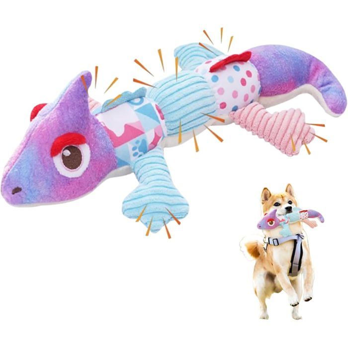 Jouet De Noël Pour Chien - Renne En Peluche Couineur - Pour Chiens De Petite Et Moyenne Taille - Tissu Doux 25x23 Cm