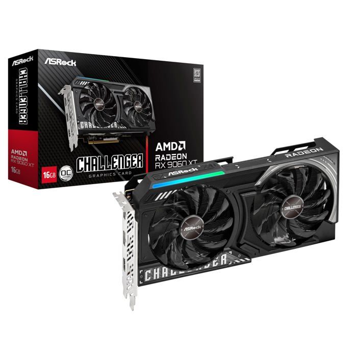 ASROCK Carte Graphique  Radeon Rx 9060 Xt Challenger 16 Go Gddr6