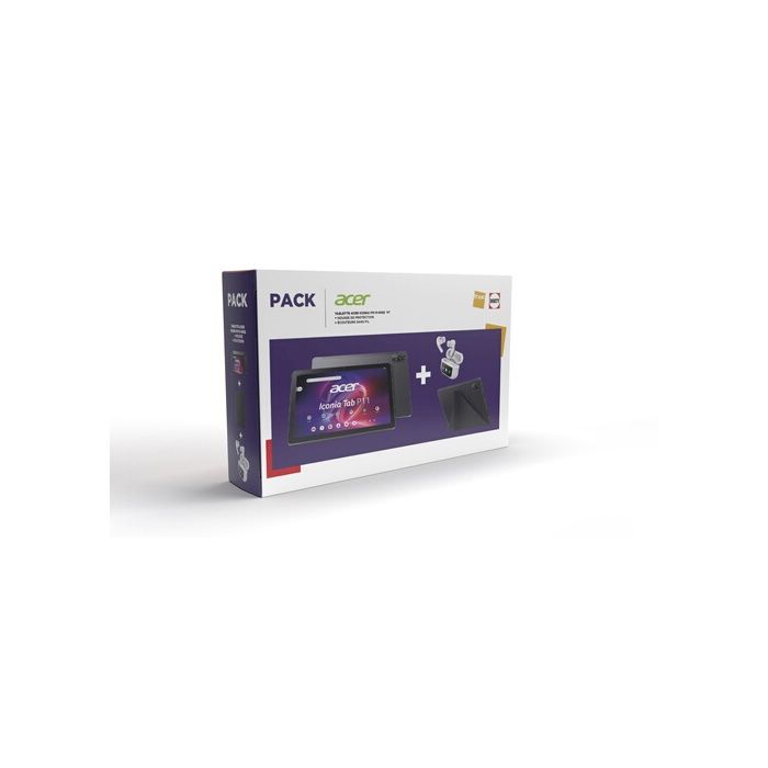 Pack Tablette Tactile Acer Iconia Tab P11 11 Wi Fi + Housse de protection + Ecouteurs sans fil - vue 3
