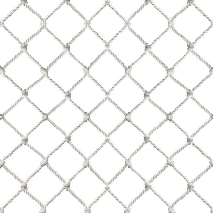 Filet de sécurité pour animaux de compagnie - Clôture antichute pour fenêtre de balcon - Blanc - 15 m x 6 m - Trous de 4 cm