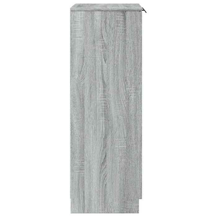 Maison SoldesArmoire à couloir（Cabinet/Armoire Placard）- Commode à chaussures Sonoma gris 59x35x100cm Bois dingénierie Moder