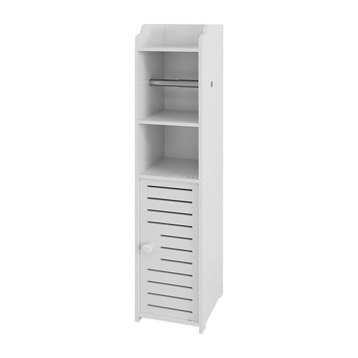 KEDIA Colonne Salle de Bain Rangement Blanc 15*17*76cm Meuble de salle de bain Solide et Durable Facile à Nettoyer