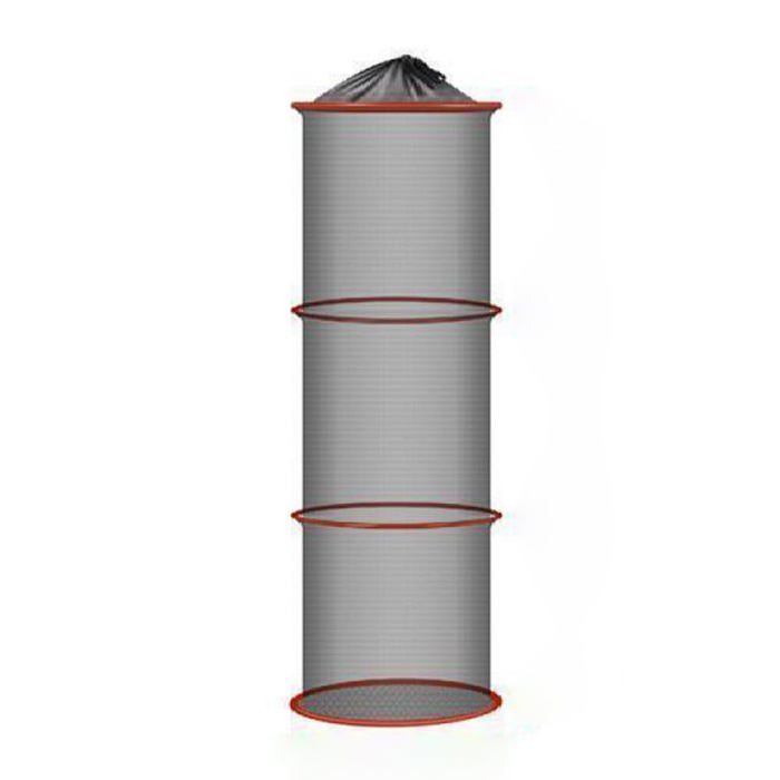 Panier Poisson Flottant - Cage Rangement Pliable Corde Attache Pour Pêche Plein Air Dupcheliry