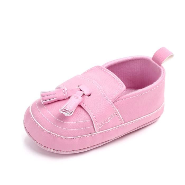 Couleur Rose taille 11cm 4.33 in Chaussures de b b fille pour