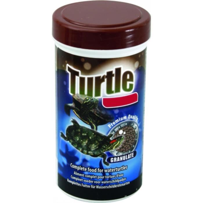 Comparer les prix de Aliment complet pour tortues d'eau, granulé 250 ml 110 g