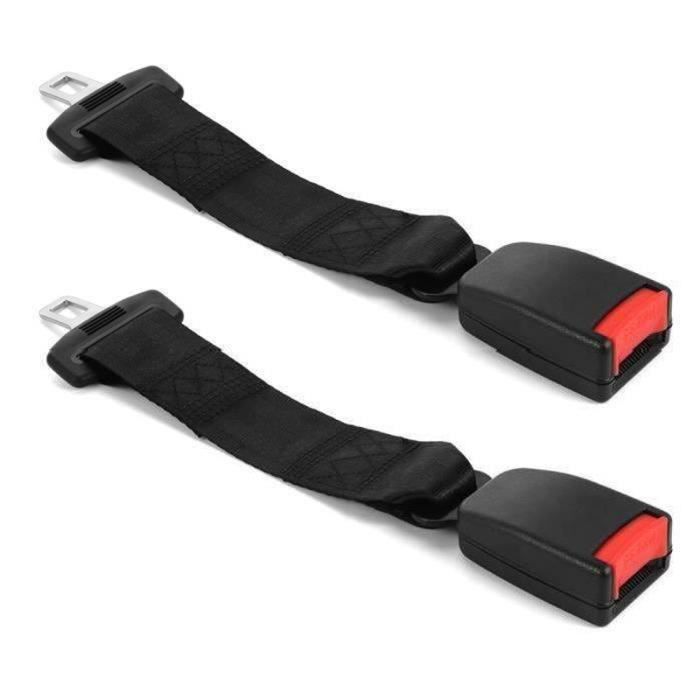 Extension Rallonge de Ceinture de Sécurité 36CM Universal Auto Voiture de Sécurité Extender