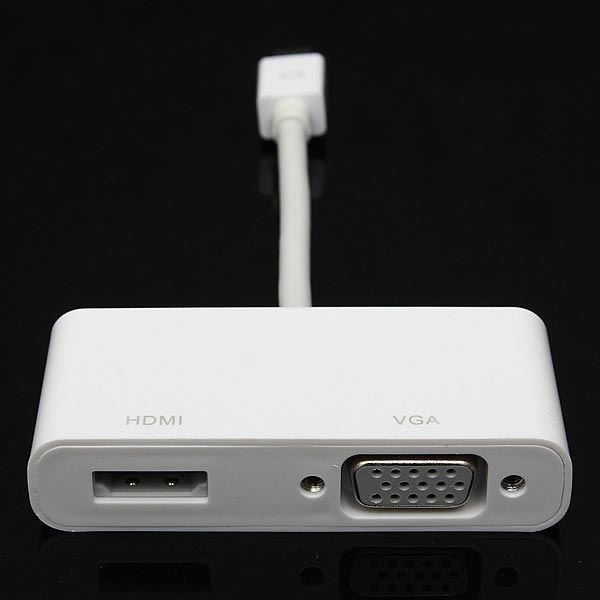 Mini Display Port DP Thunderbolt vers HDMI câble adaptateur VGA