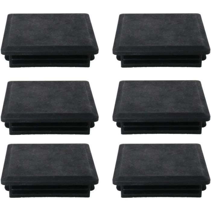 Lot De 12 Bouchons Plastique Carrés 3/4' - Embouts Pour Tubes Meubles Jardin