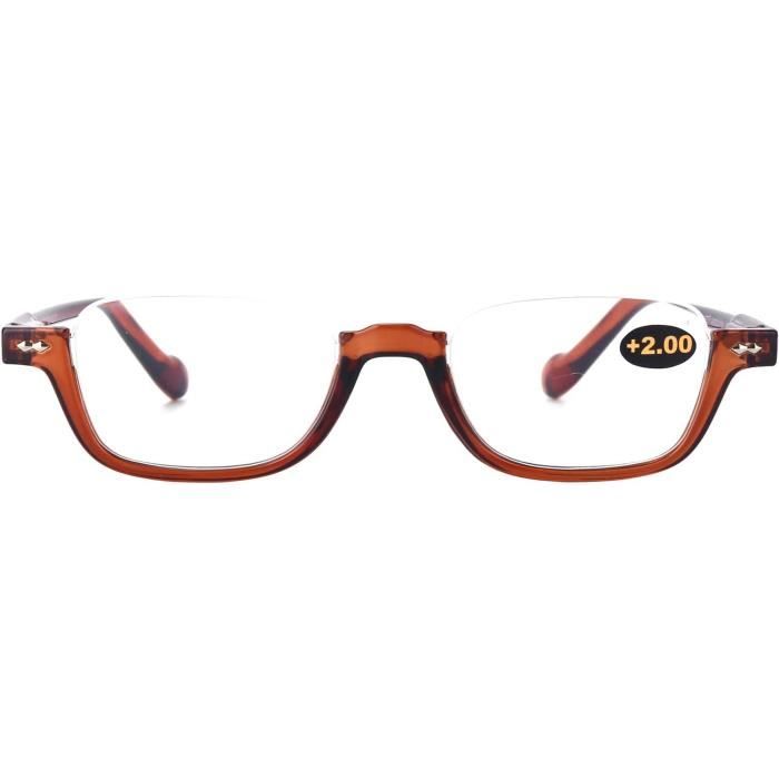 Lunettes De Lecture Femme Rectangulaires Rétro Hubeye - Anti Lumière Bleue Avec Étui