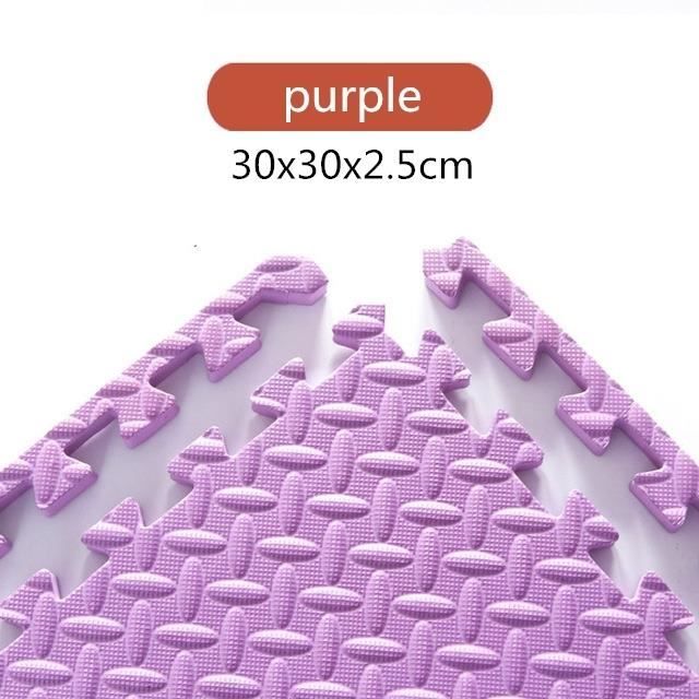 Tapis De Jeu Pour Bébé Joypony - Dimensions 120x120x3 Cm, Épais Et Confortable, Surface En Cuir Facile à Nettoyer