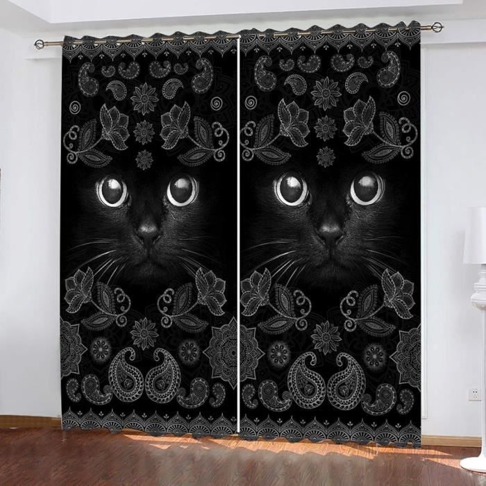 Lot de 2 rideaux occultants thermiques et phoniques Coverline 140 x 260