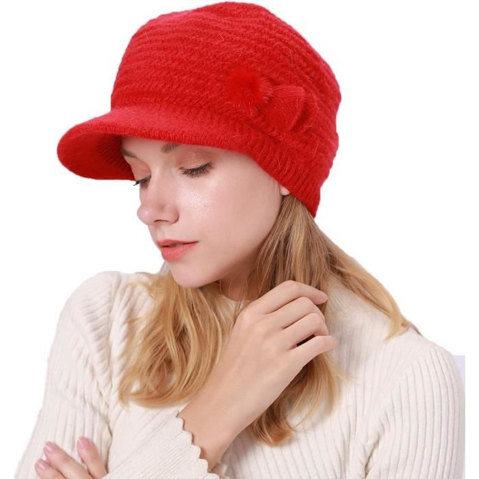 Gisdanchz Casquette de baseball d'hiver avec cache-oreilles