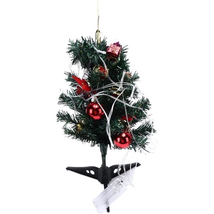 Mini Sapin De Noël, Mini Sapin De Noël En Plastique Avec Lumières Led