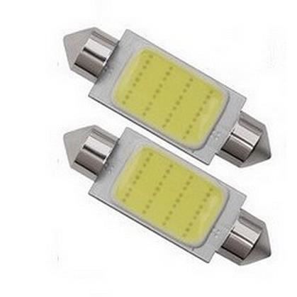 HSUN Lot 2 Ampoules LED C5W 39mm Canbus 12-24V – 12 SMD2016 Ultra Puissantes 6000K Blanc Xenon Pour Voiture