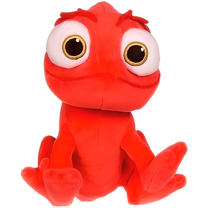 Peluche Raiponce 14cm Pascal rouge disney FP - Cdiscount Jeux - Jouets