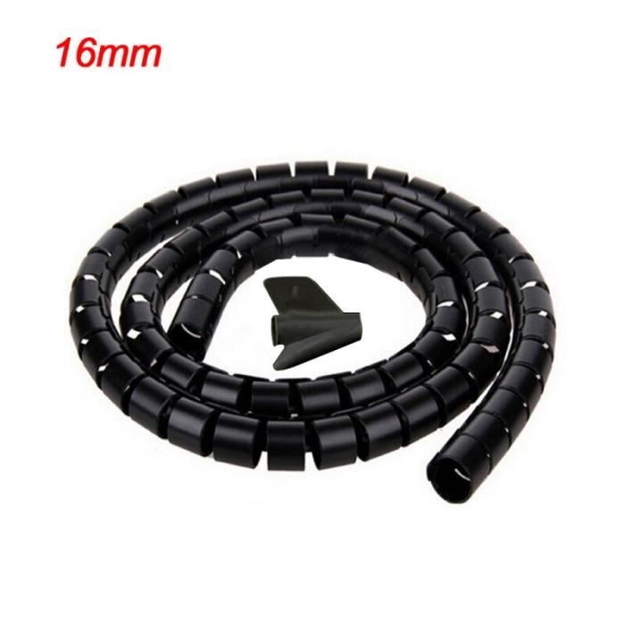 Gaine de tube d'enroulement en spirale, 101625mm, Cachecâble — free download