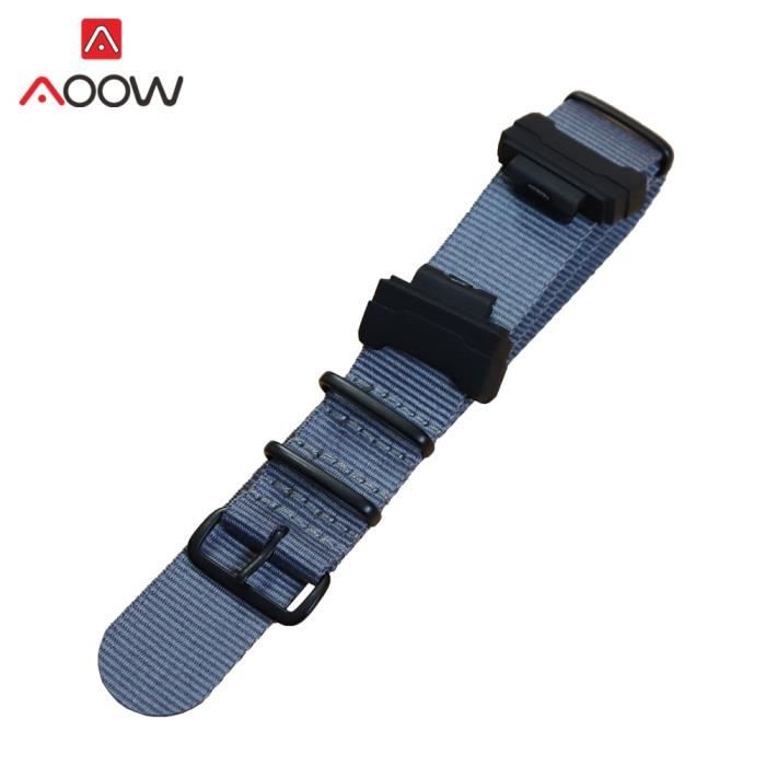 Grey Bracelet NATO en Nylon color Zulu pour Casio g shock pour