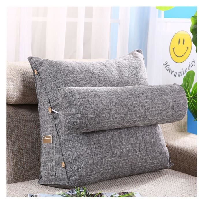 Coussin triangulaire canapé