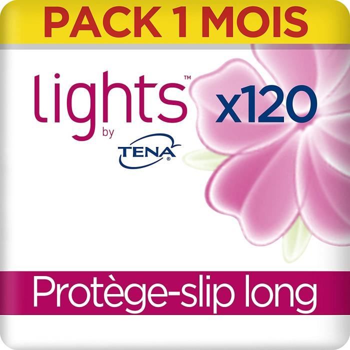10 Colis de 6 paquets Lights By Tena Protège Slip Long 