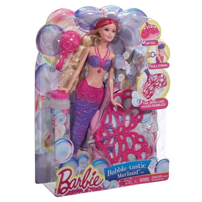 barbie sirene bulle