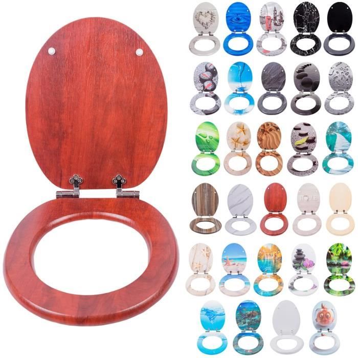 Abattant sales wc coloré