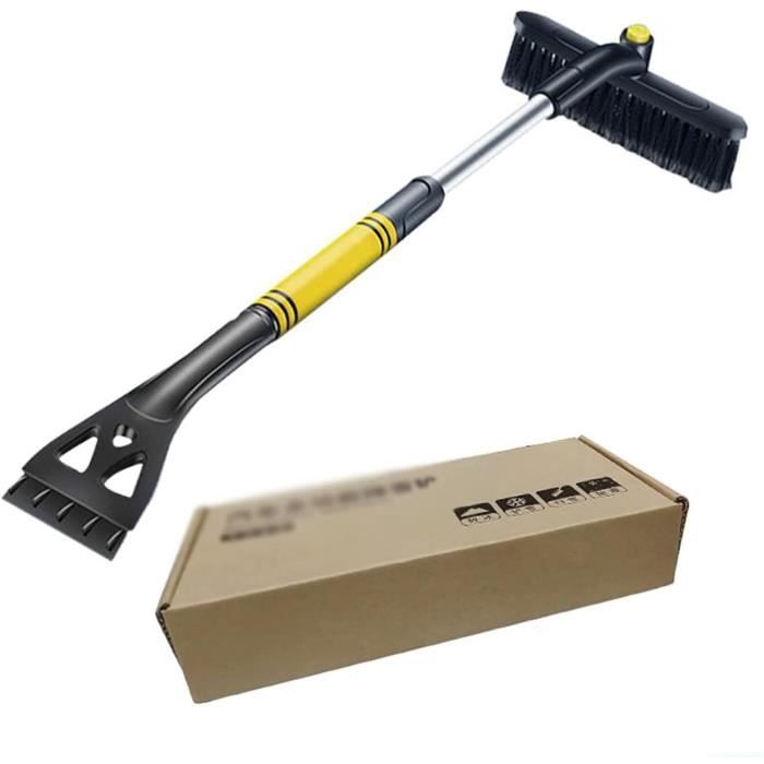 camions Camping-Cars Motos Dianyuan Gratte-Givre avec Brosse à Neige,Balai à Neige raclette télescopique 2 in 1,Applicable aux Voitures