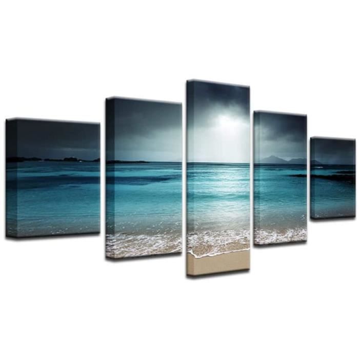 Impression sur Toile 50x70cm Tableaux Image Photo mer