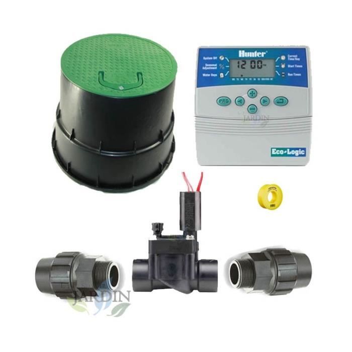Hunter Node-BT-100 Bewässerungssteuerung Mit Bluetooth + PGV100 9V-Ventil – Batteriebetrieben Für Garten & Tropfbewässerung
