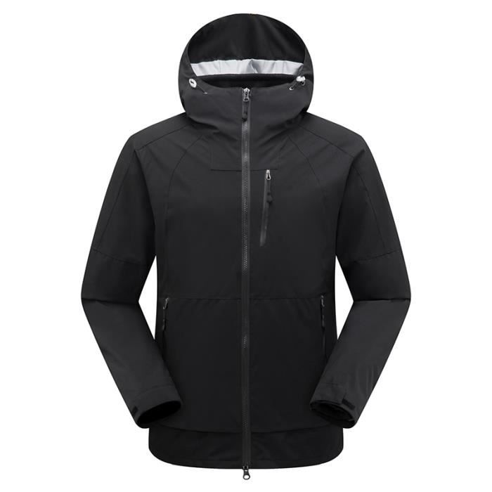 Veste De Pluie Homme Imperméable Et Respirante - Léger, Coupe-vent, Avec Capuche, Idéale Randonnée Et Quotidien
