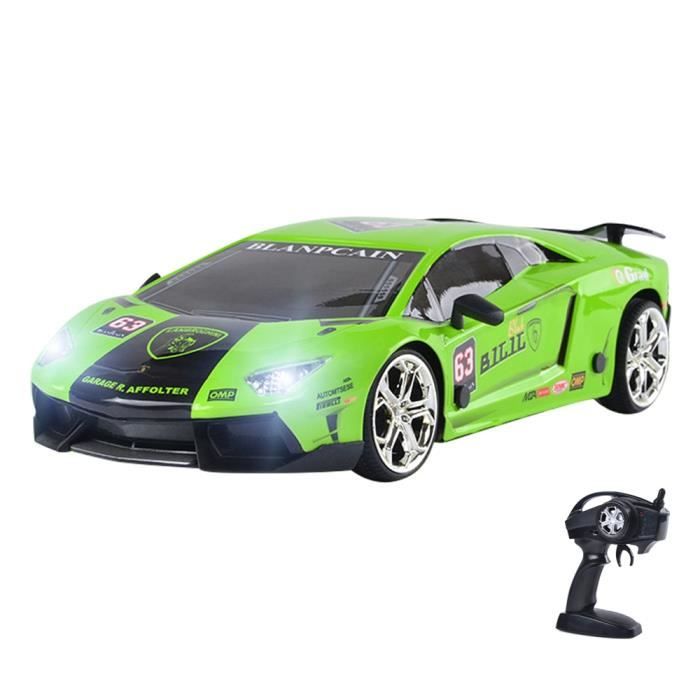 Voiture online télécommandée verte