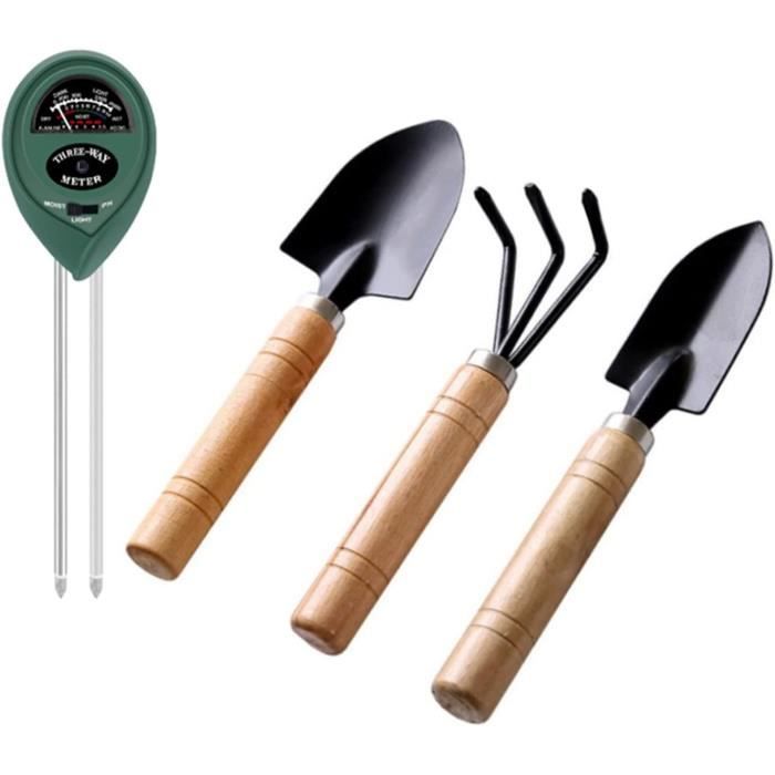 M METERXITY Ensemble 3 Outils Bonsaï - Coupeur Concave, Boutons, Diviseur Tronc - Acier Carbone 210mm
